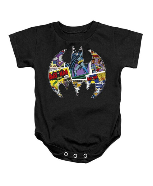 Baby Girls Baby Comic Bat Snapsuit