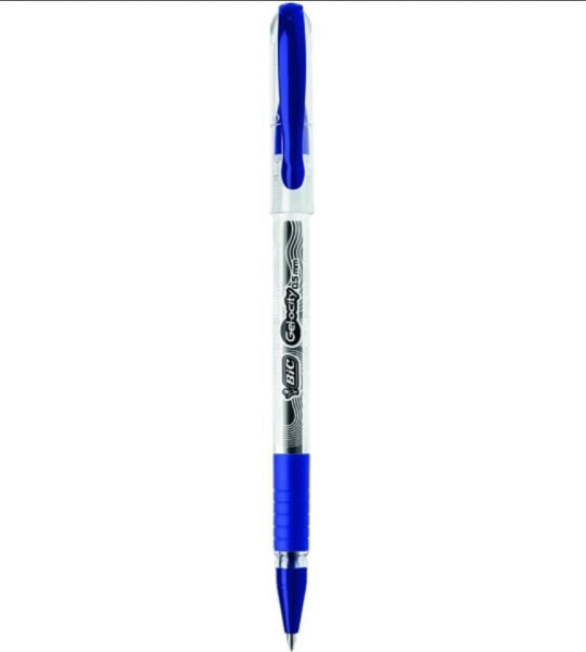 Ручка гелевая BIC Gel-ocity Stic синяя.