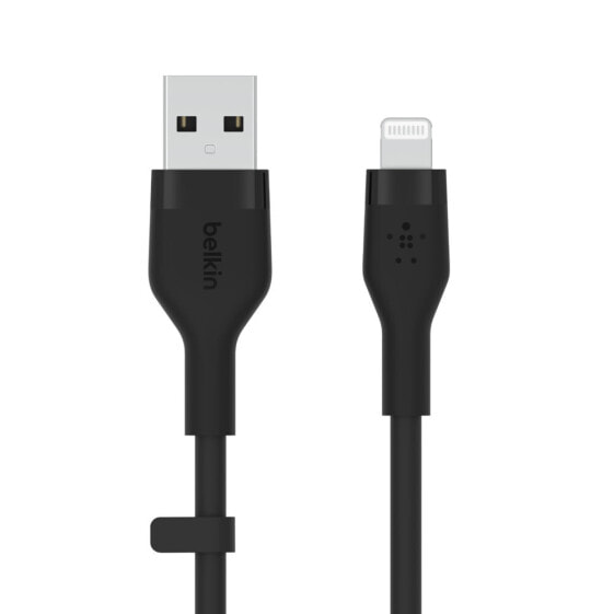 Кабель USB-A к USB C/Lightning Belkin Cbl Silicqe 2M noir 2 м черный - Компьютерная техника > Аксессуары > Разъемы и переходники