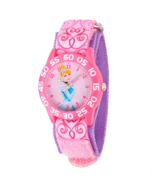 Часы eWatchFactory Disney Cinderella Girls' Pink Time Teach
