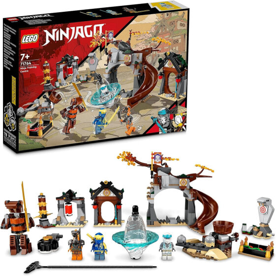 LEGO 71764 NINJAGO Ninja Training Centre with Spinner Toy, Zane, Jay and Snake, Master of Spinjitzu