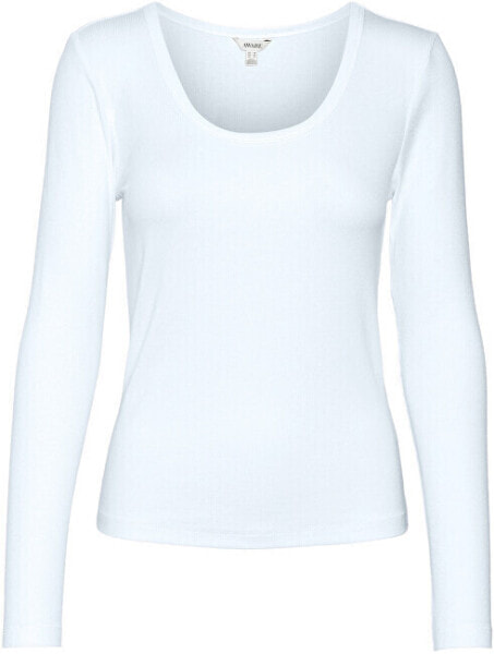 Dámské triko VMIRWINA Tight Fit 10300894 Bright White