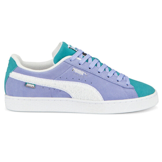 Puma Fandom Suede Lace Up Mens Purple Sneakers Casual Shoes 38659701