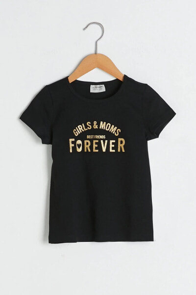 Kız Çocuk Yeni Siyah Cvl T-Shirt