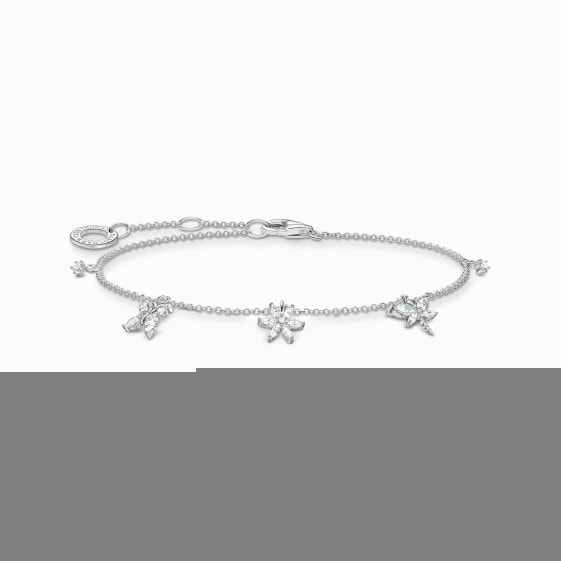 Thomas Sabo Armband Schmetterling weiße Steine 925 Sterlingsilber Zirkonia A2027-051-14-L19V