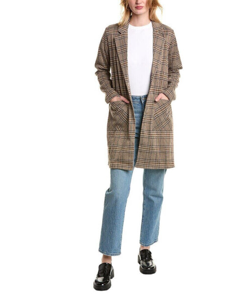 Rain Plaid Cardigan Women's