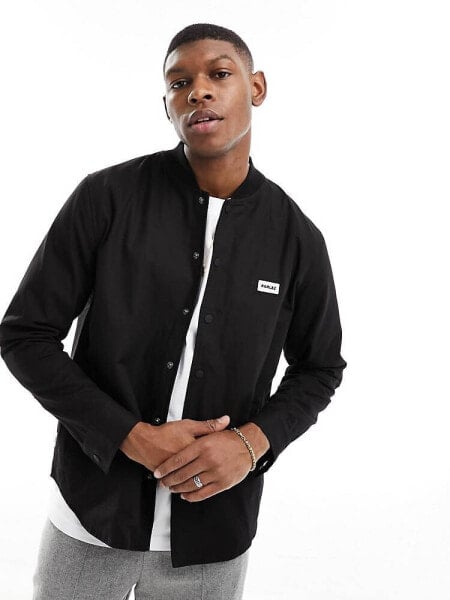 Parlez lightweight cotton bomber jacket in black