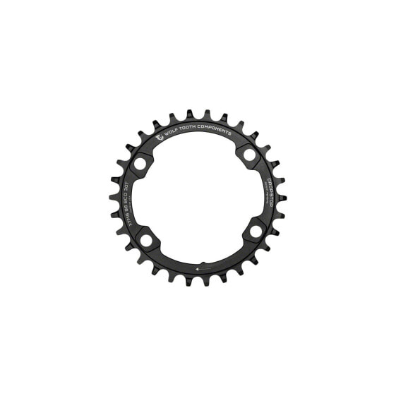 Wolf Tooth Components Drop-Stop 32t Chainring 96mm Asymmetric BCD XT 8000 Black