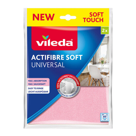 кухонные полотенца Vileda Actifibre Soft 171813 2,72 x 2 x 56 x 2 cm (2 штук)