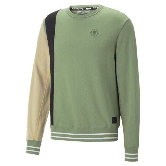 Puma B5s Crew Neck Sweatshirt Mens Green 53779801