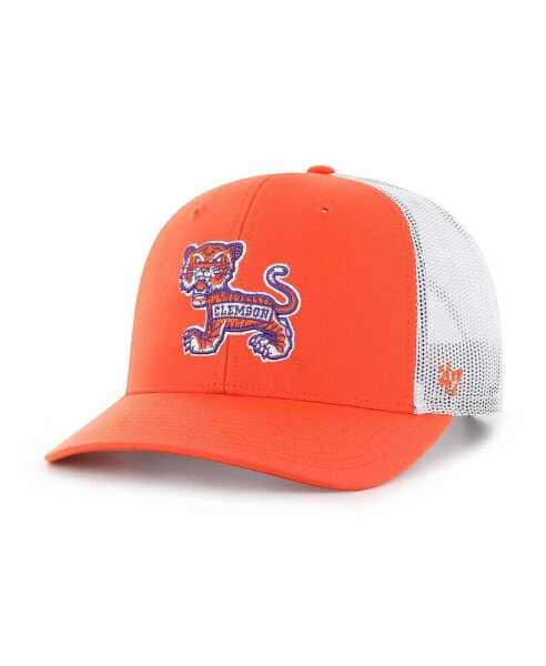 Men's Orange Clemson Tigers Trucker Adjustable Hat