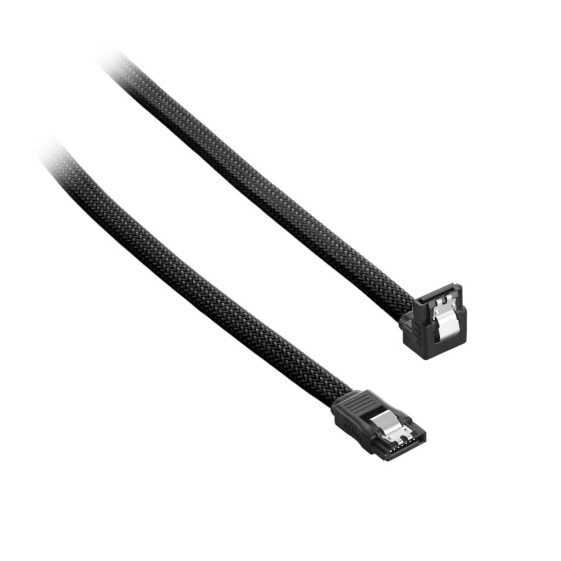 cablemod CM-CAB-RSAT-N60KK-R - 0.6 m - SATA III - Female/Female - Black - Straight - Right