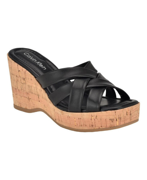 Women's Hayes Slip-On Cork Wedge Sandals