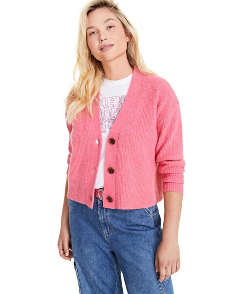 Women's Three-Button Classic Cardigan, Created for Macy's