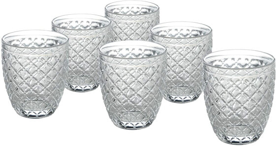 Villa d'Este Home Tivoli Castle 5907727 Set of 6 Glass Water Glasses 350 ml