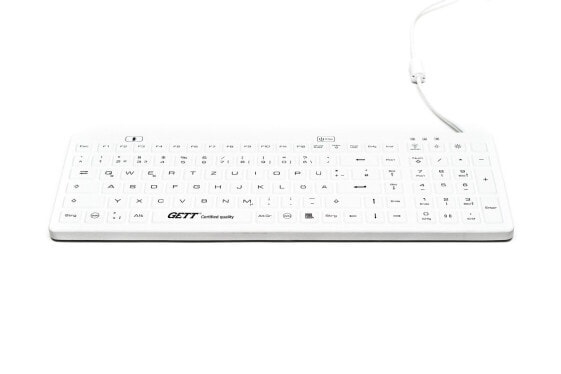 GETT KG24229 - Full-size (100%) - Wired - USB - White