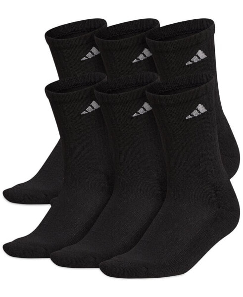 Women's 6-Pk. Athletic Cushioned Crew Socks