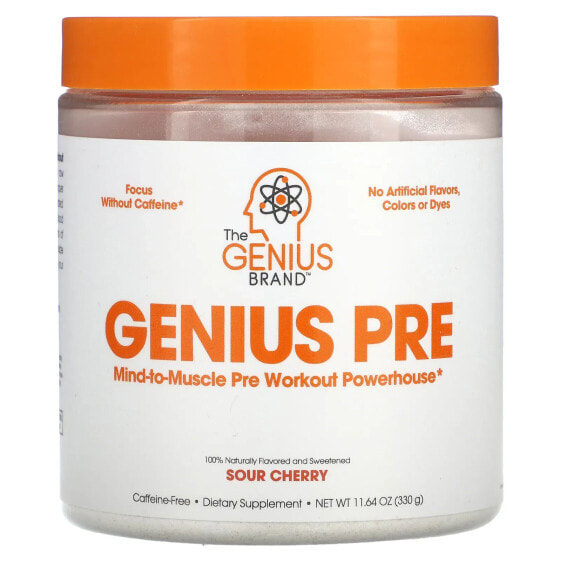 Genius Pre, Sour Cherry, 11.64 oz (330 g)