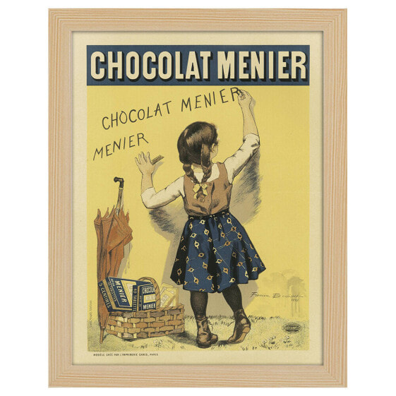 Фоторамка с картиной Chocolat Menier LegendArte Vintage Wall Art - 50x70 см.