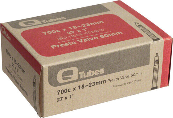 Велокамера Q-Tubes 700c x 28-32mm 32mm Presta Valve Tube 128г