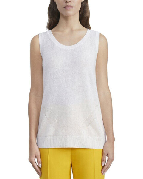 Lafayette 148 New York Loose Knit Pullover Tank Women's L