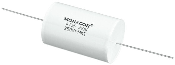 MONACOR MKTA-470 - White - Film - Cylindrical - 47000 nF - 250 V - 56 mm