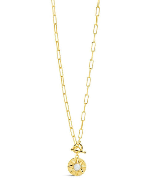 Sterling Forever Sunni Toggle Necklace