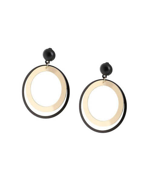 Women's Block Drop Earrings