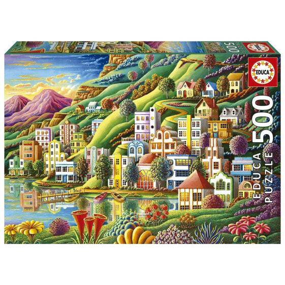 EDUCA BORRAS 500 Pieces Hidden Harbor Puzzle