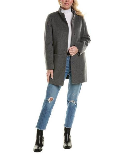 Cinzia Rocca Icons Short Wool & Cashmere-Blend Coat Women's Grey 48