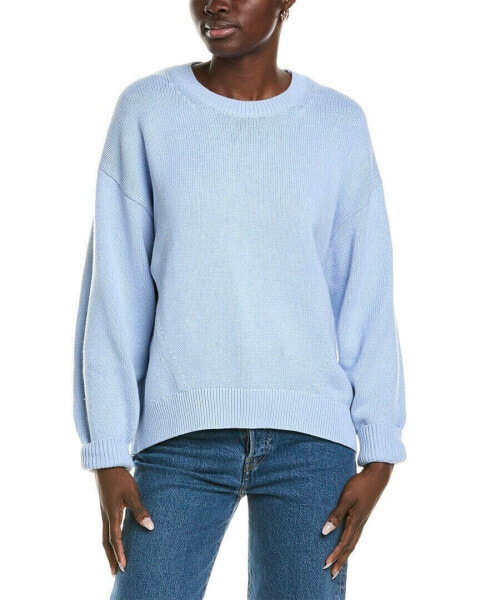 Velvet By Graham & Spencer Cashmere-Blend Sweater Women's Blue S