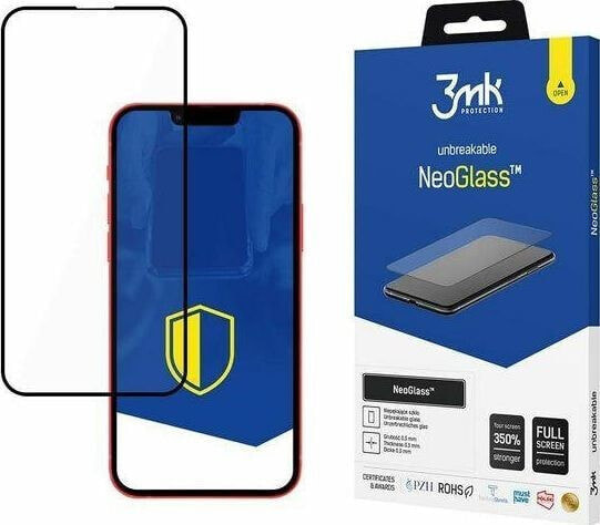 3MK Szkło ochronne 3MK NeoGlass Apple iPhone 13/13 Pro czarne