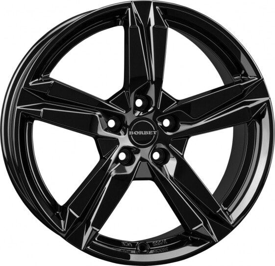 Колесный диск литой Borbet T10 black glossy 6.5x16 ET46 - LK5/112 ML57.1