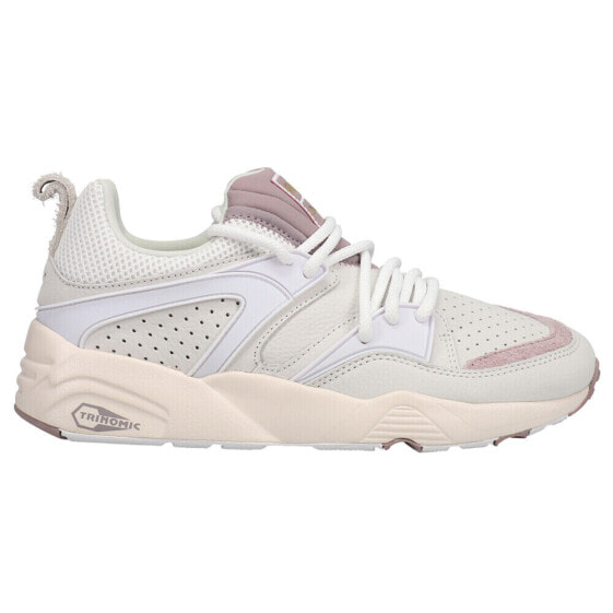 Puma Blaze Of Glory Premium Lace Up Womens Off White Sneakers Casual Shoes 3870