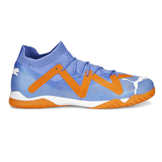 Puma Future Match Indoor Training Soccer Mens Blue, Orange Sneakers Athletic Sho