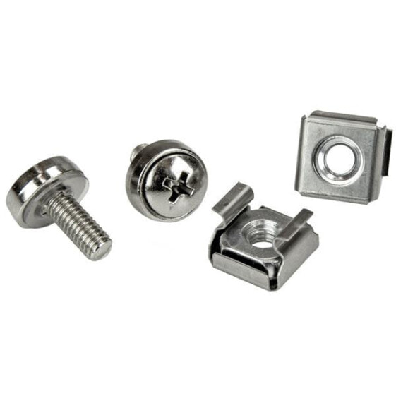 StarTech.com M5 Rack Screws and M5 Cage Nuts - 20 Pack - Screw - Silver - RoHS - 210 g - 20 pc(s) - 125 mm