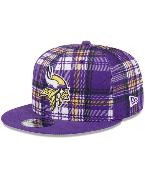 Men's Purple Minnesota Vikings 2024 Sideline Statement 9FIFTY Snapback Hat