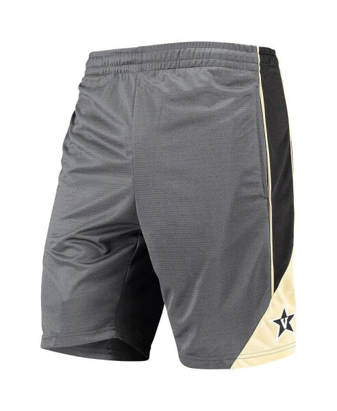 Men's Charcoal Vanderbilt Commodores Turnover Team Shorts