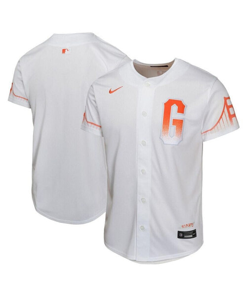 Big Boys and Girls White San Francisco Giants City Connect Limited Jersey
