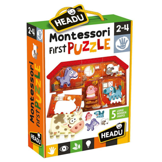 HEADU Montessori First The Farm puzzle