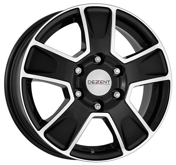 Dezent Van black polished 6.5x16 ET50 - LK5/114.3 ML66.1