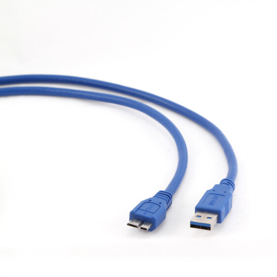 Gembird CCP-mUSB3-AMBM-0.5M - 0.5 m - USB A - Micro-USB B - USB 3.2 Gen 1 (3.1 Gen 1) - Male/Male - Blue