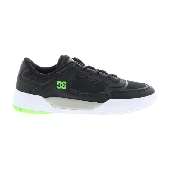 DC Metric ADYS100626-XKSG Mens Black Leather Skate Inspired Sneakers Shoes
