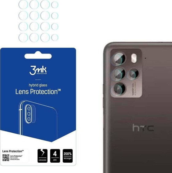 3MK Niepękające szkło hybrydowe HTC U23 Pro - Lens Protection