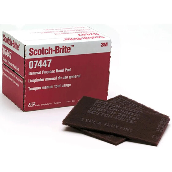 3M Scotch-Brite Hand Pad 6x9´´ 20 Units