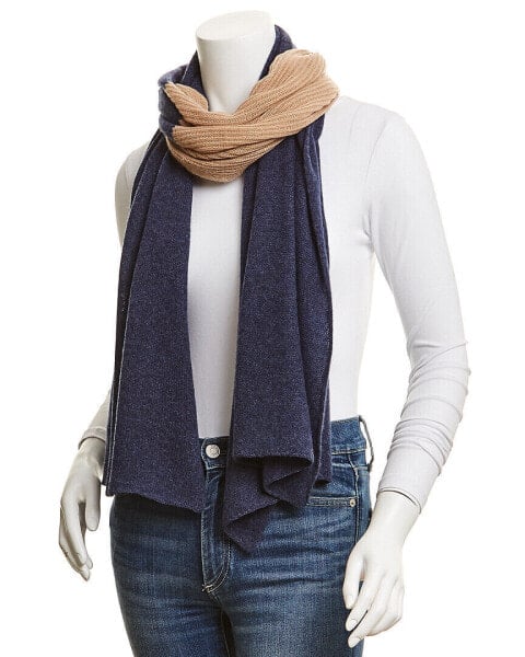 Portolano Two-Tone Cashmere Scarf Women's