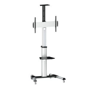 LogiLink BP0025 - Multimedia cart - White - Flat panel - 50 kg - 200 x 200,300 x 300,400 x 200,400 x 400,600 x 400 - 5 - 12°