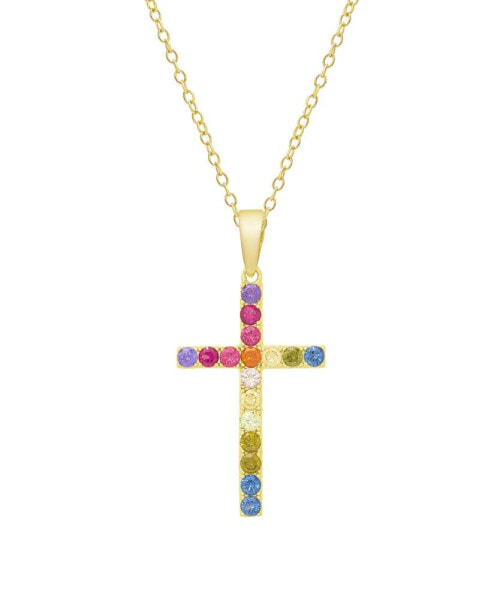 Macy's women's Rainbow Pendant Necklace