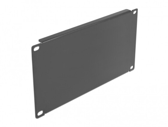 Delock 66662 - Blind panel - Black - Metal - 3U - 133 mm - 254 mm