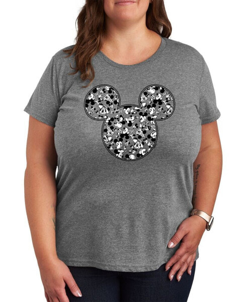 Trendy Mickey Plus Size Graphic T-shirt